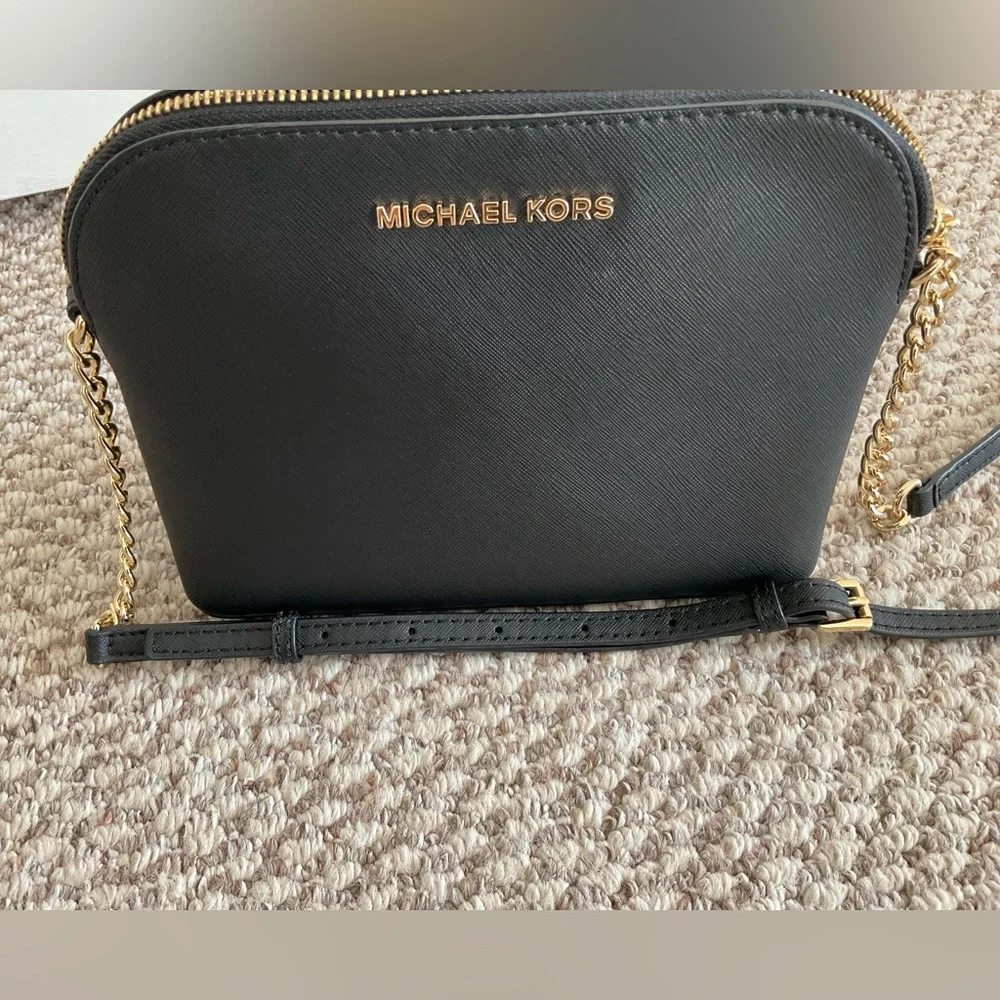 MICHAEL KORS - Small Crossbody Tote w/ Gold Tone Accents - EUC